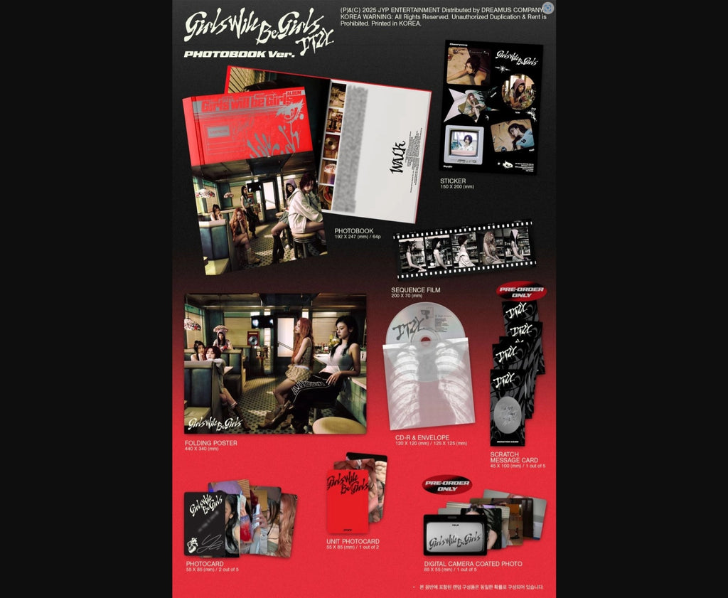 ITZY - [Girls Will Be Girls] (Photobook Ver.)