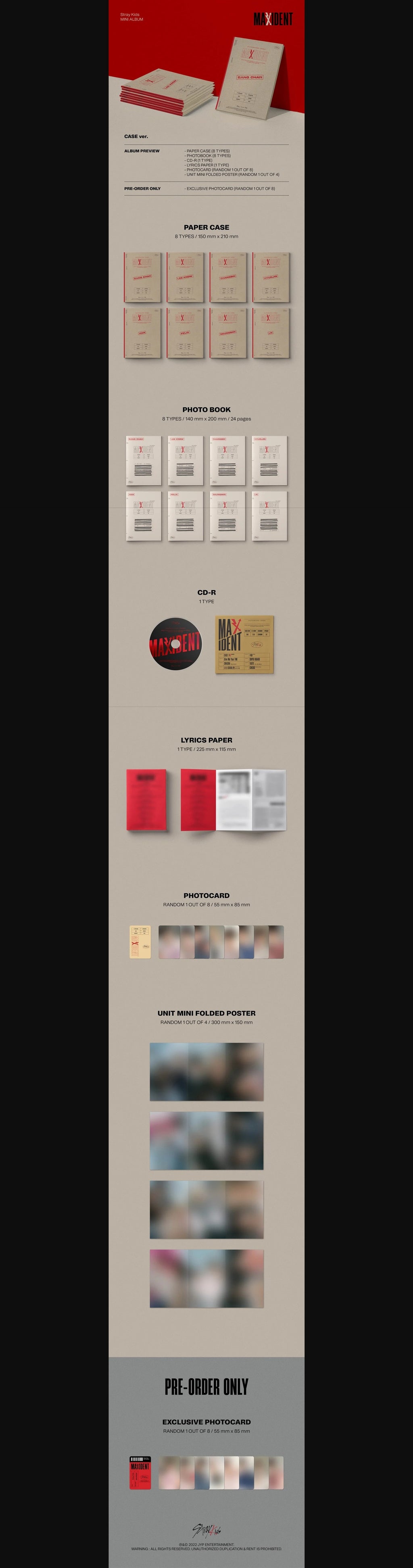 Stray Kids [MAXIDENT] (CASE Ver.)
