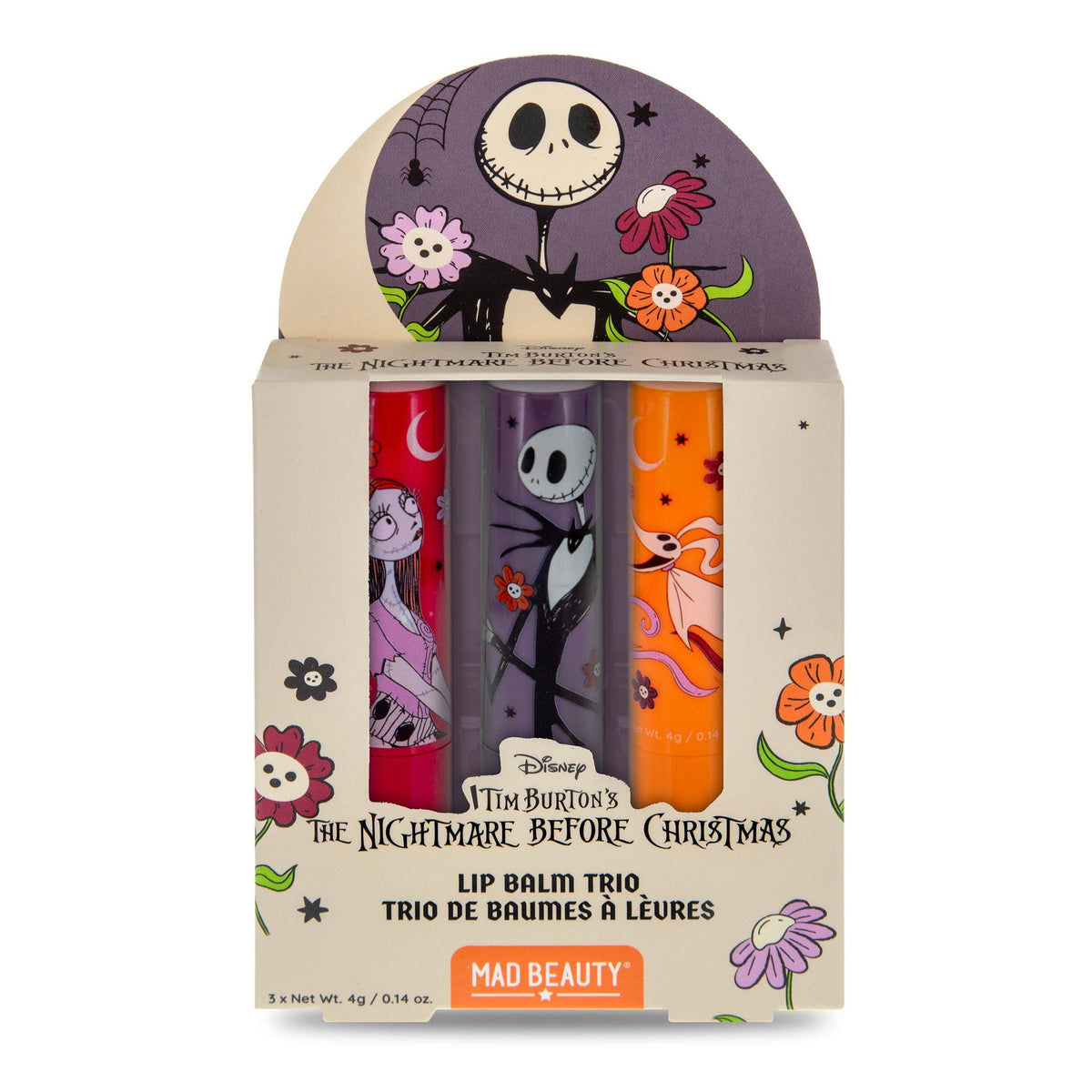 Læbepomade-trio – The Nightmare Before Christmas – 3 dufte