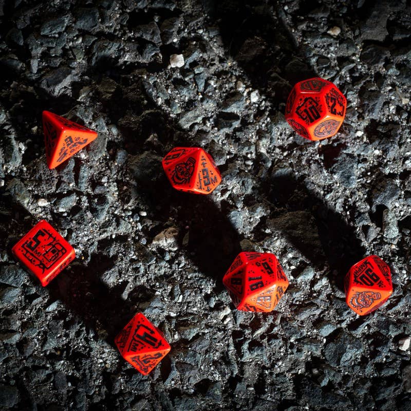 Final Race Dice Set Engine Roar fra Q-Workshop
