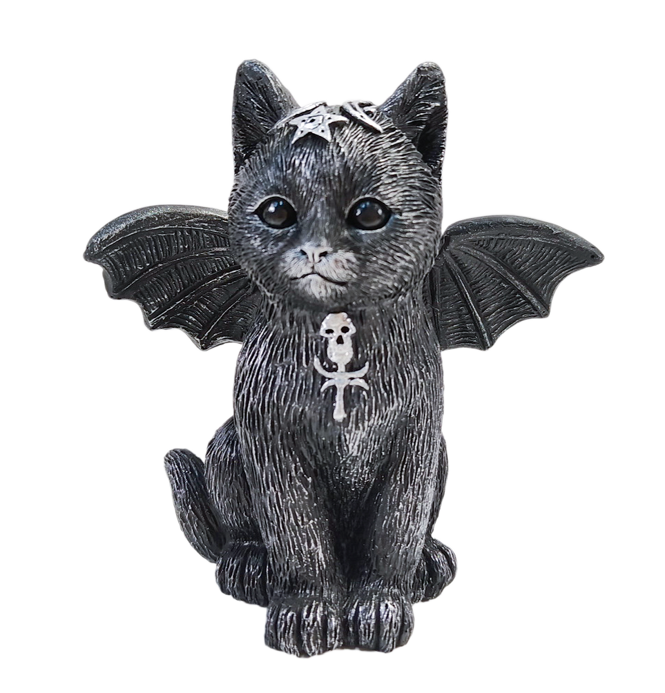 Cat Wicca Harpiksfigur 11x7,5x12,5 cm – Esoterica Arte