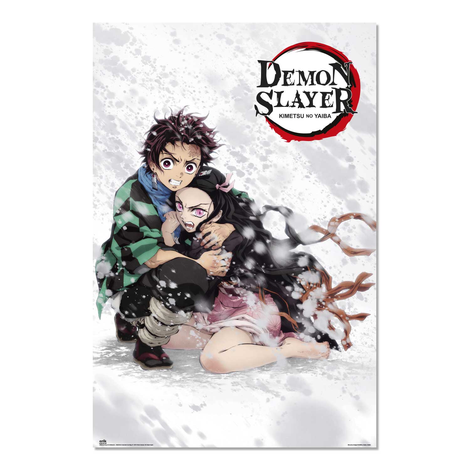 Demon Slayer plakat – Tanjiro & Nezuko