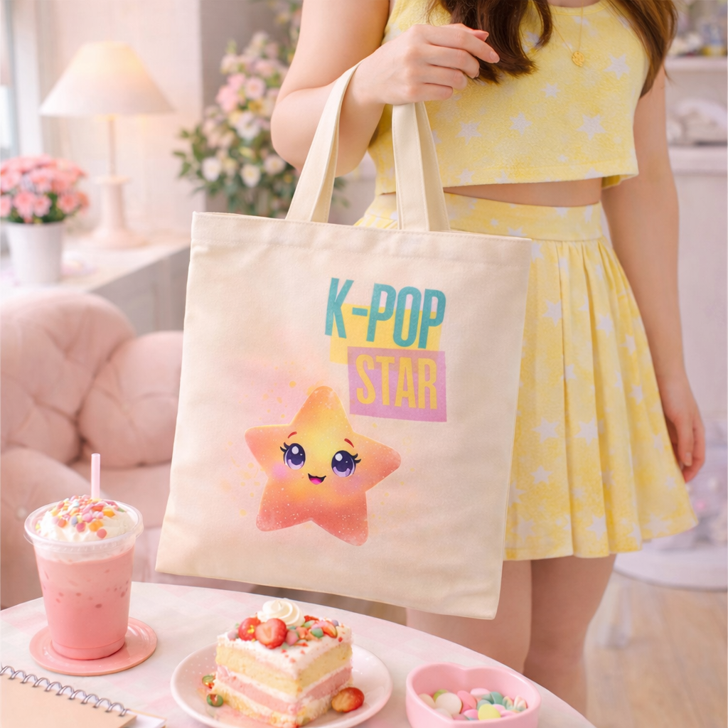 K-Pop Stjerne tote bag