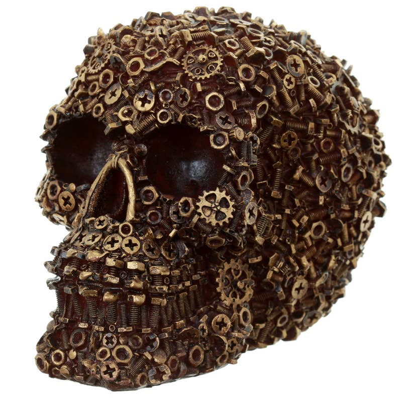 Skull med Møtrikker, Bolte og Skruer
