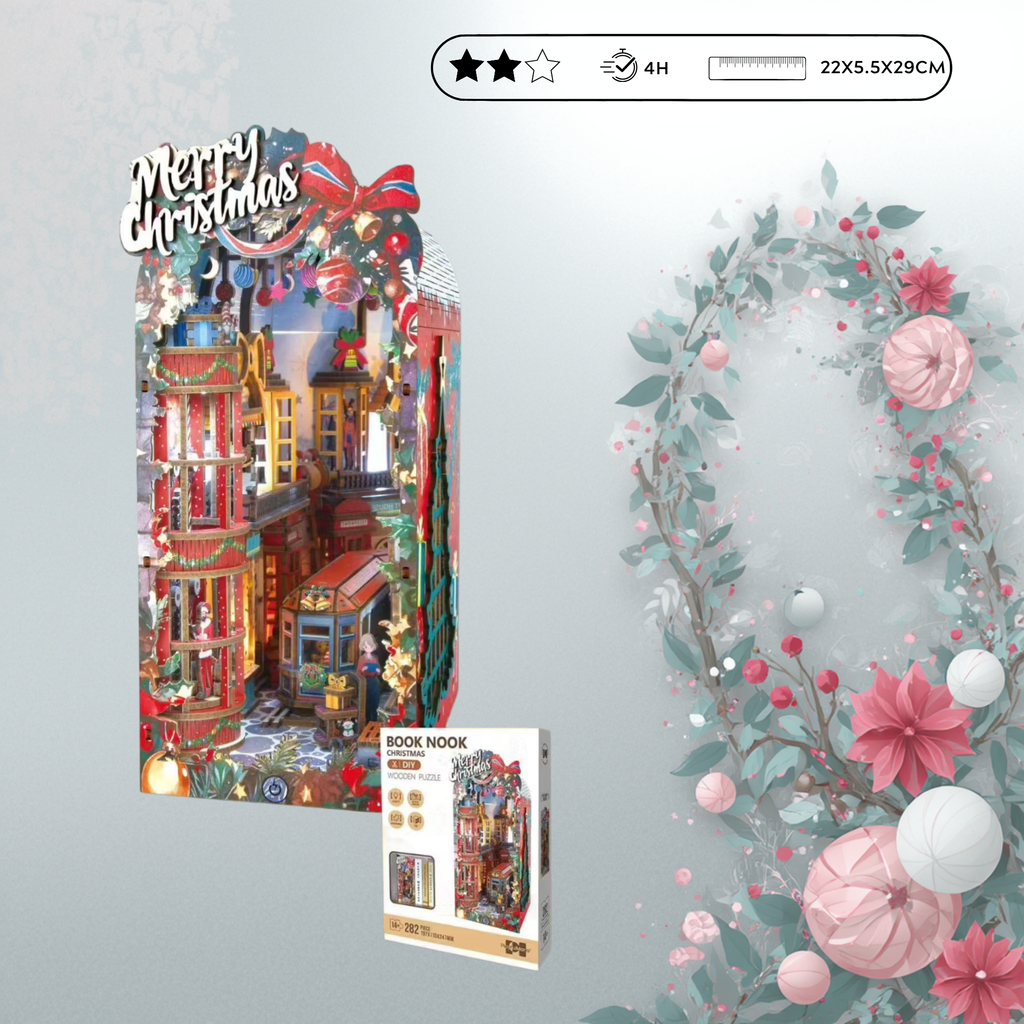 Merry Christmas – Book Nook fra SKY NET