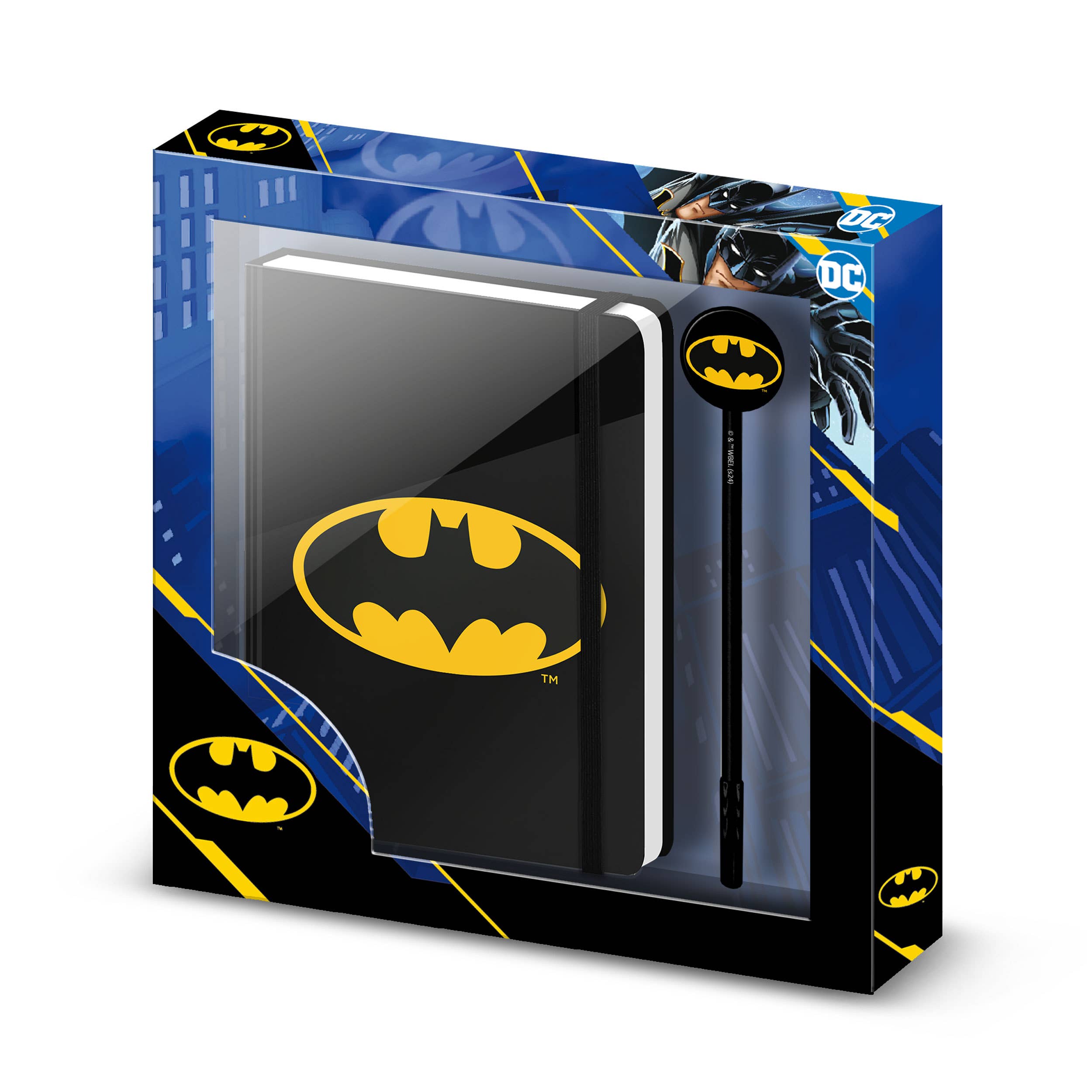 Batman Batsignal Notesbog med Kuglepen