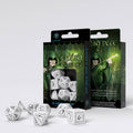 Elvish Dice Set White & Black fra Q-Workshop