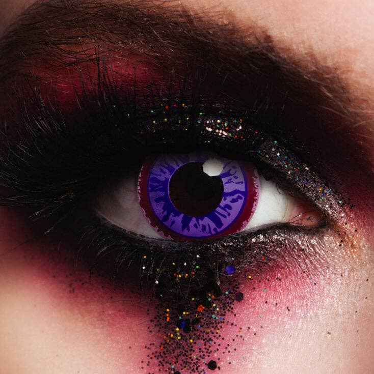 Purple Glaze lilla kontaktlinser – 1 måned – MesmerEyez