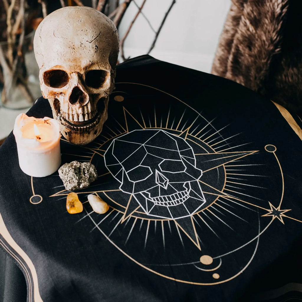 LA MUCI DESIGN – Skull Alterklæde i bomuld