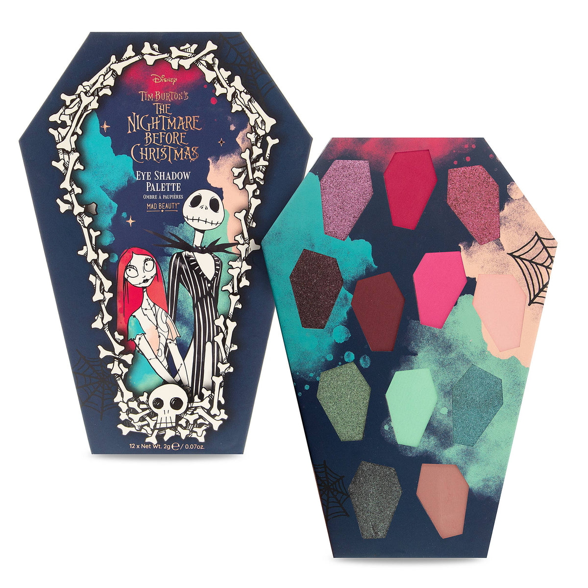 Øjenskyggepalette med 12 nuancer – The Nightmare Before Christmas