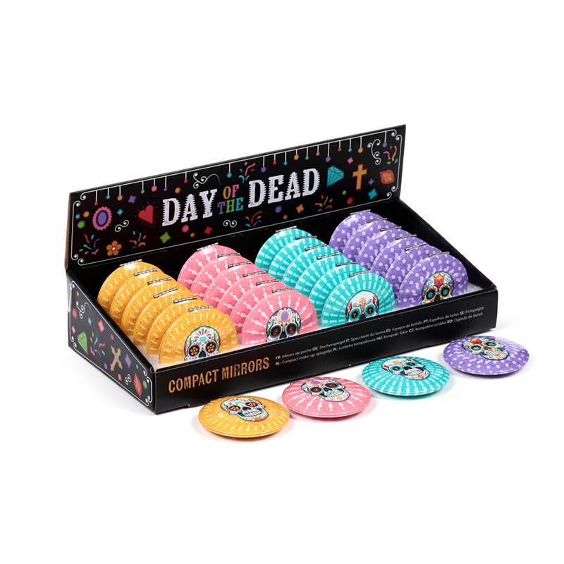 Día de los Muertos Kompakt Spejl