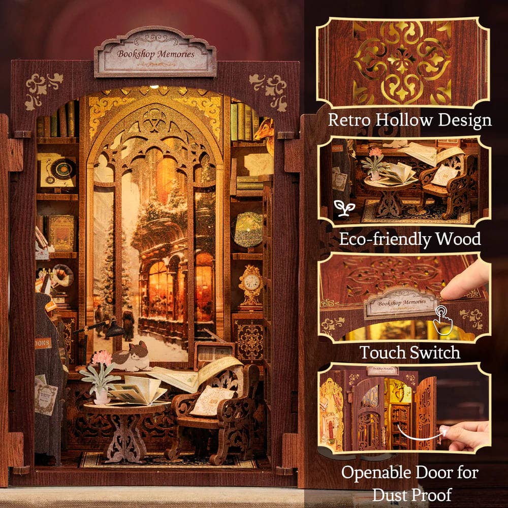 Bookshop Memories - Book Nook fra CUTEBEE