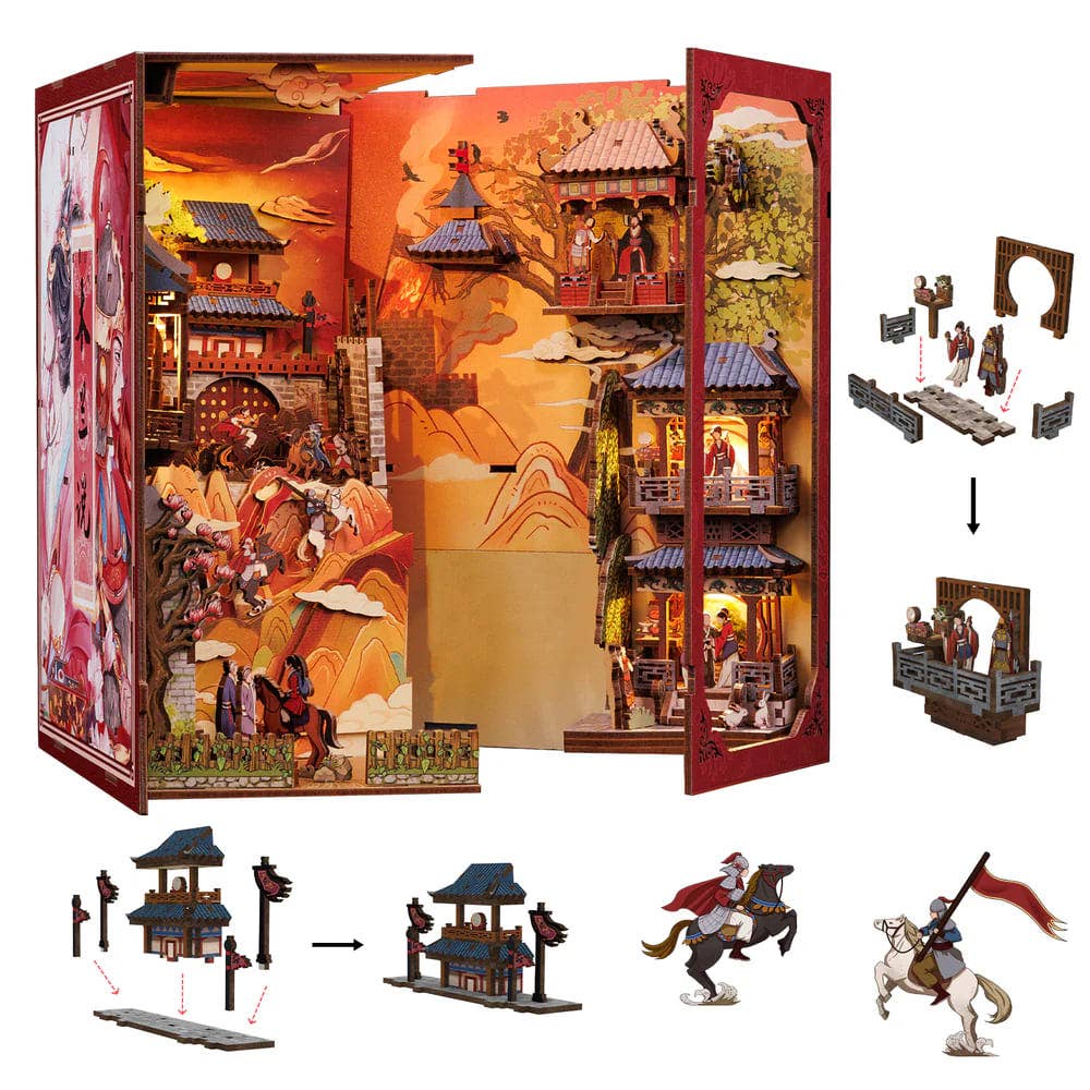 The Legend of Mulan - Book Nook fra CUTEBEE