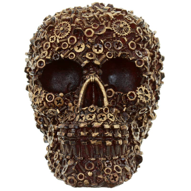 Skull med Møtrikker, Bolte og Skruer
