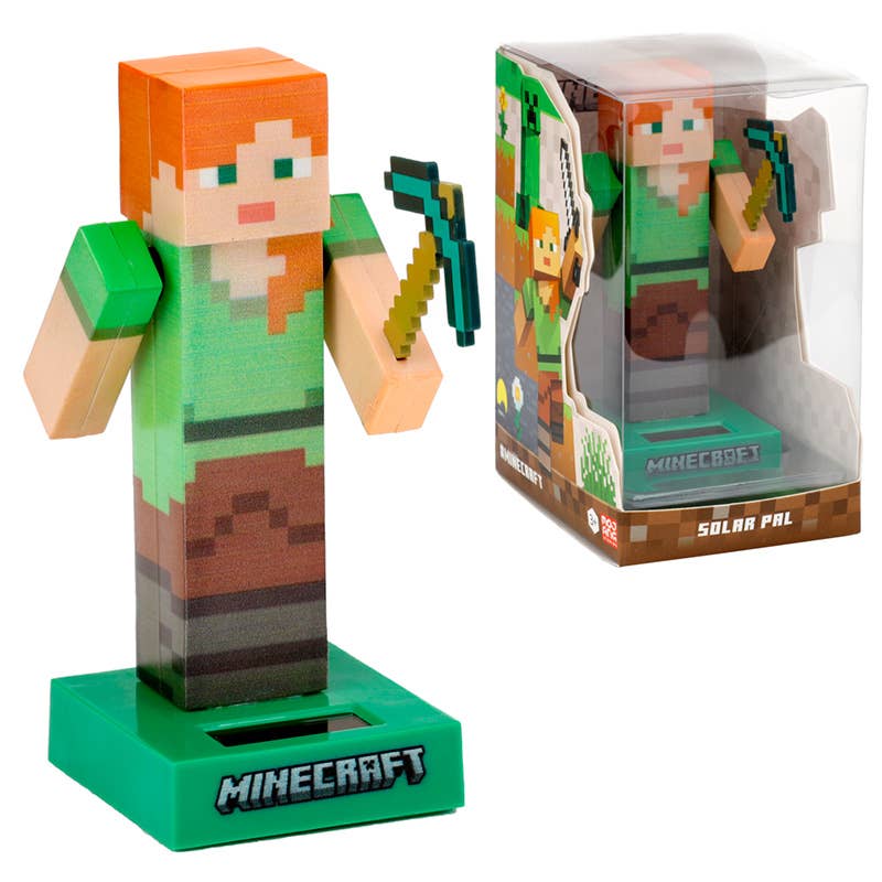 Minecraft Alex – Solcelledrevet figur