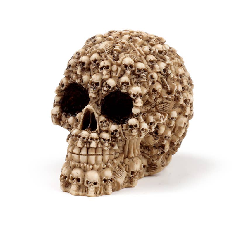 Skulls Hoved Dekoration med Flere Kranier
