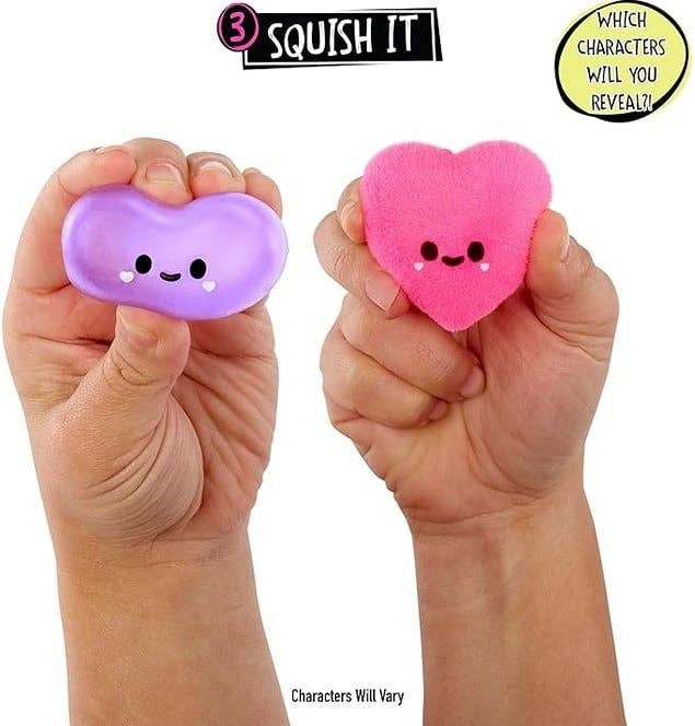 Kiddy-Moov Minis Fluffie Stuffiez – Overraskelses-plysdyr pakke med 2 (assorteret)
