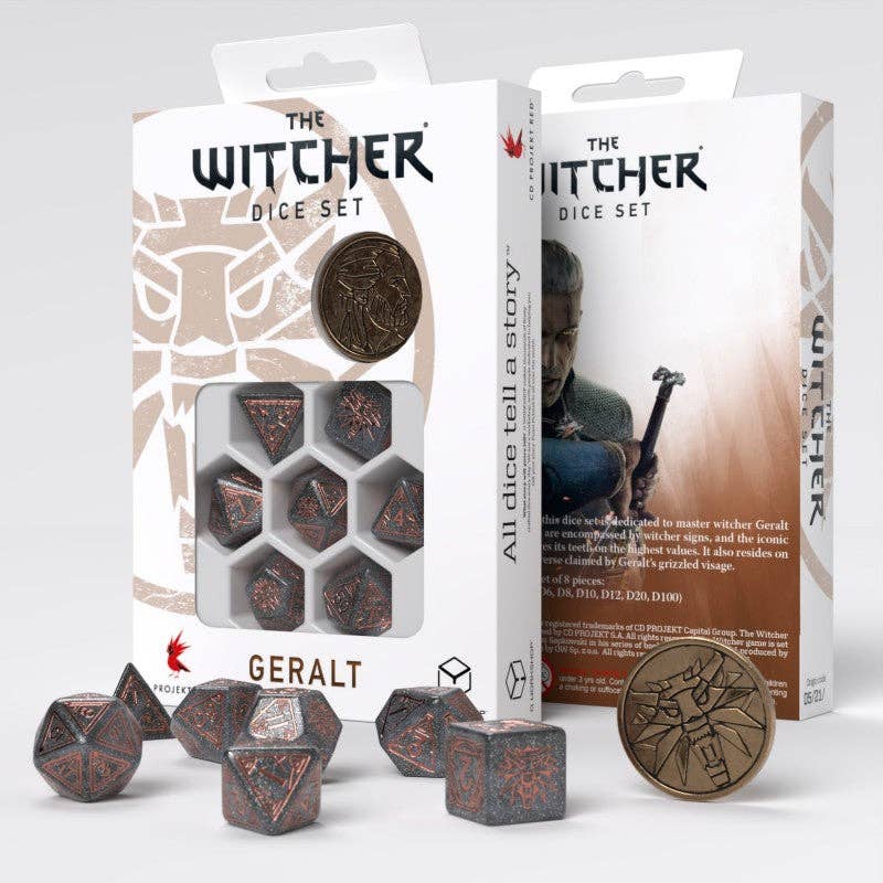 The Witcher Terningsæt – Geralt of Rivia | Q-Workshop