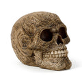 Detaljeret Damask Skull Figurine