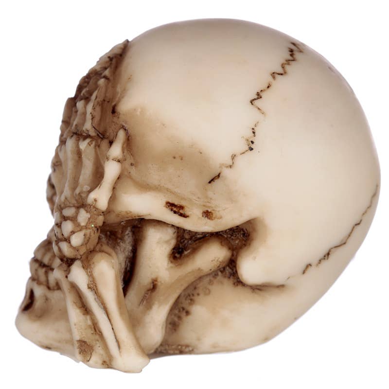 See No Evil Skull Figurer - Sæt med 3