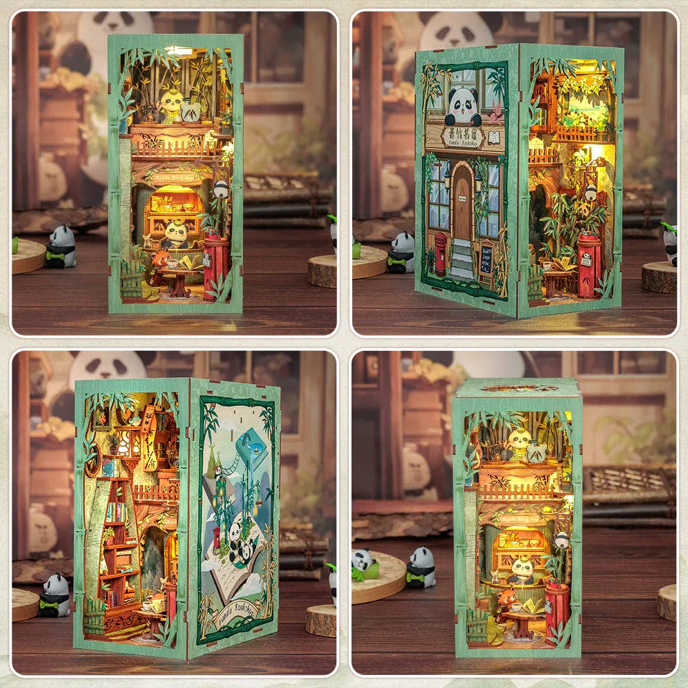 Panda Bookshop - Book Nook fra CUTEBEE