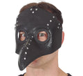 Sort pestlægemaske med næb – cosplaymaske i PVC