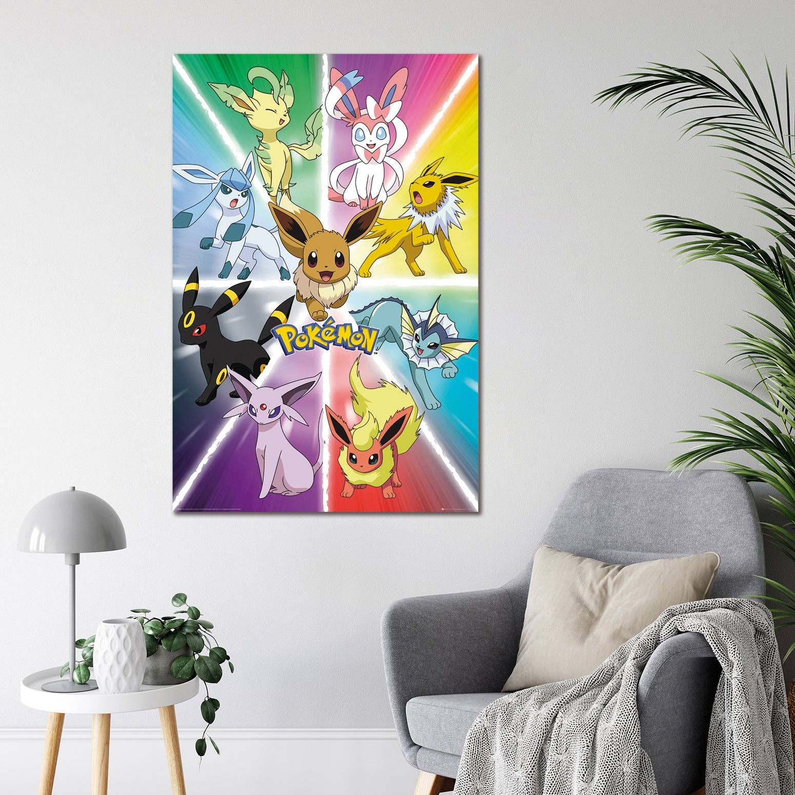 Eevee Evolution Pokémon plakat