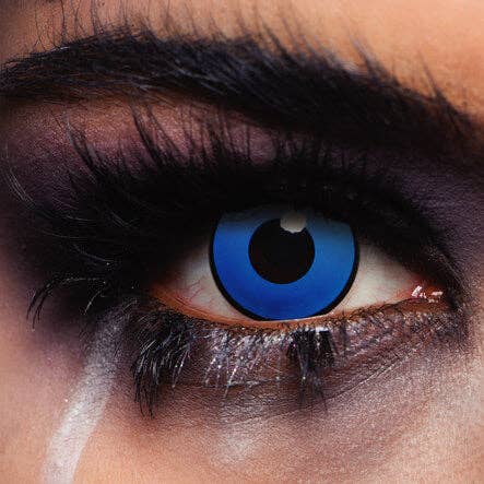 Billy Boy Blue blå kontaktlinser – 12 måneder – MesmerEyez