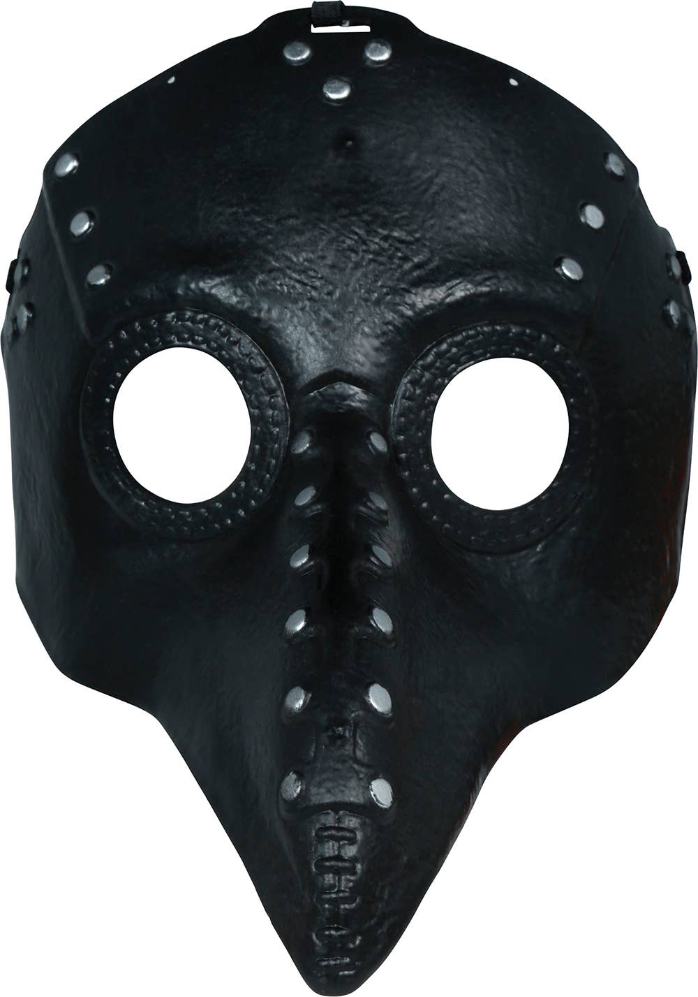 Sort pestlægemaske med næb – cosplaymaske i PVC