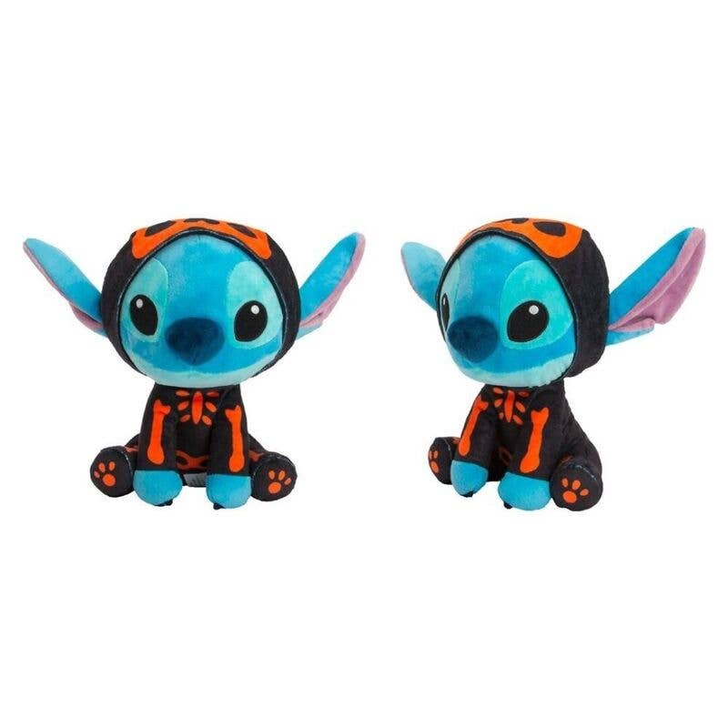 Disney Stitch Dødningehoved Plysfigur 25 cm