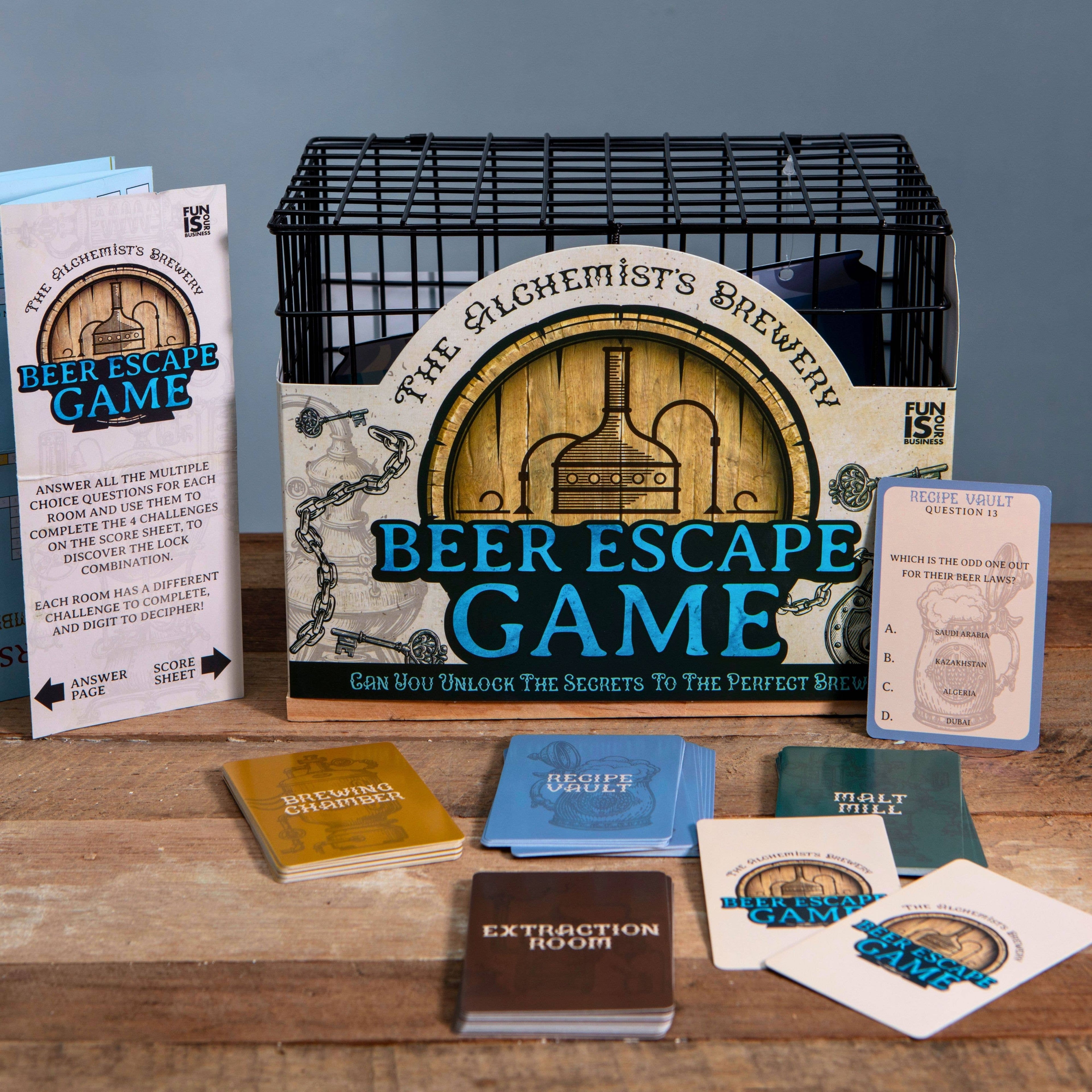 Beer Escape Room – Hjernetræningsspil