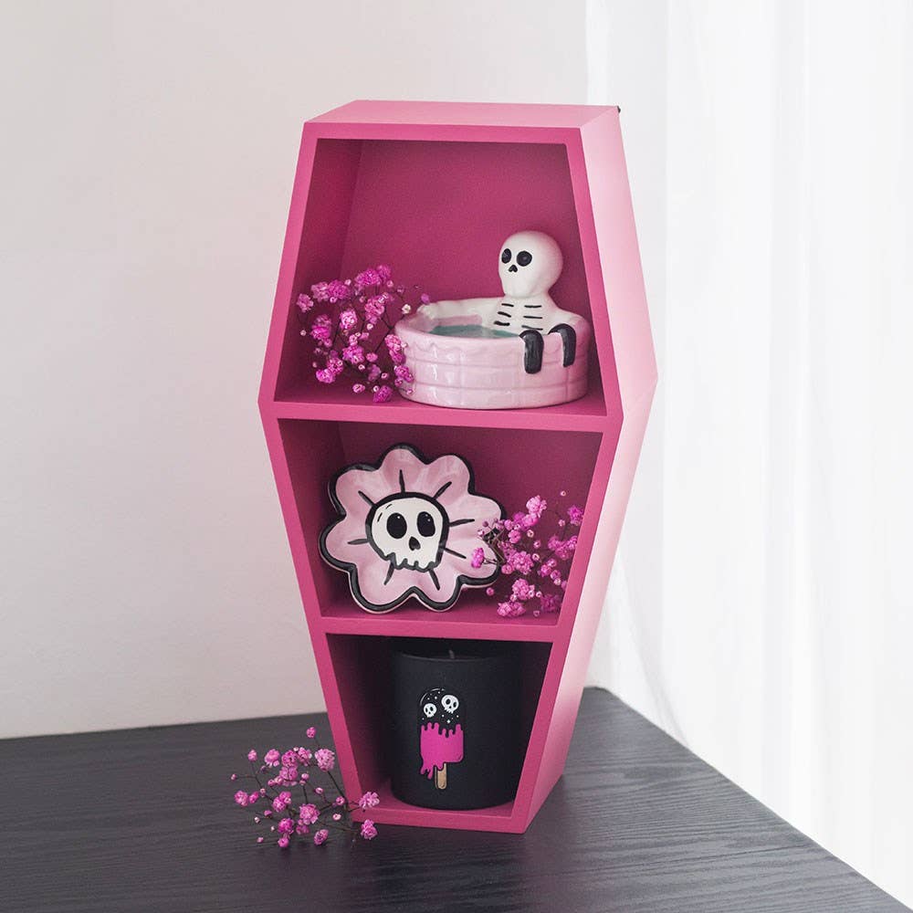 Dead Hot Days lille hotpink kistehylde