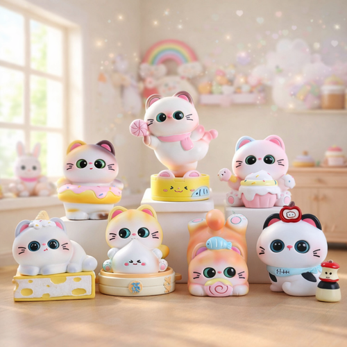 Blind Box – Cat Planet Kattefigur