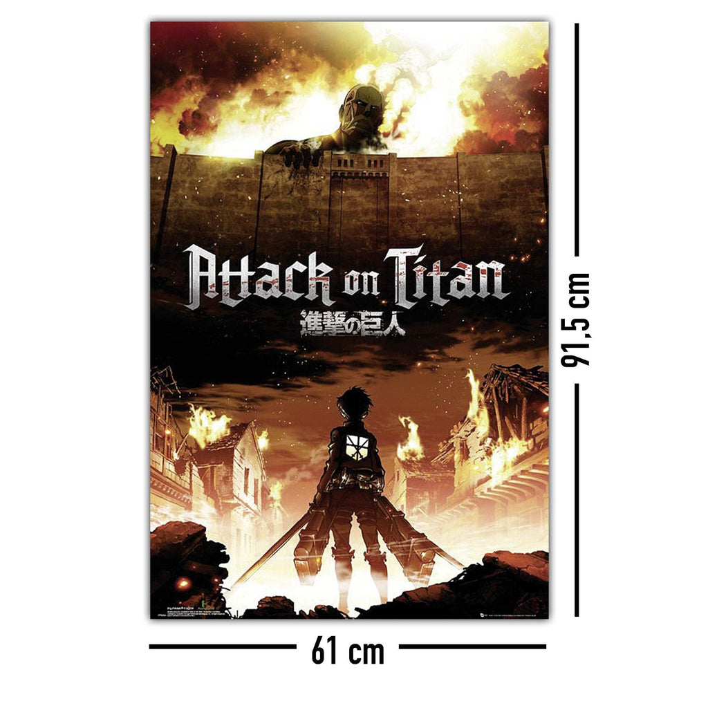 Attack on Titan plakat – manga & anime
