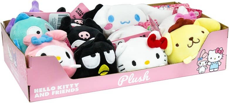 Kiddy-Moov Sanrio Hello Kitty Beanies – 9 assorterede plysfigurer (8 cm)