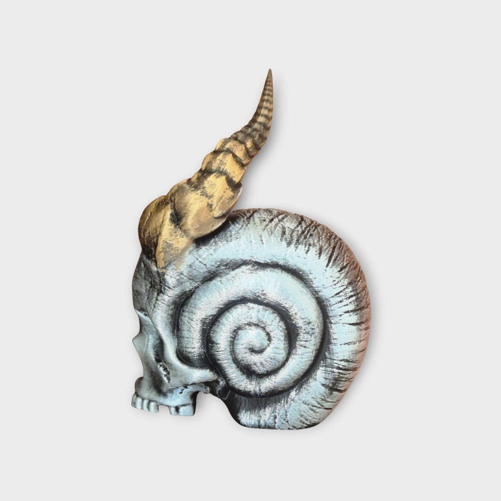Gotisk vædderkranium med horn