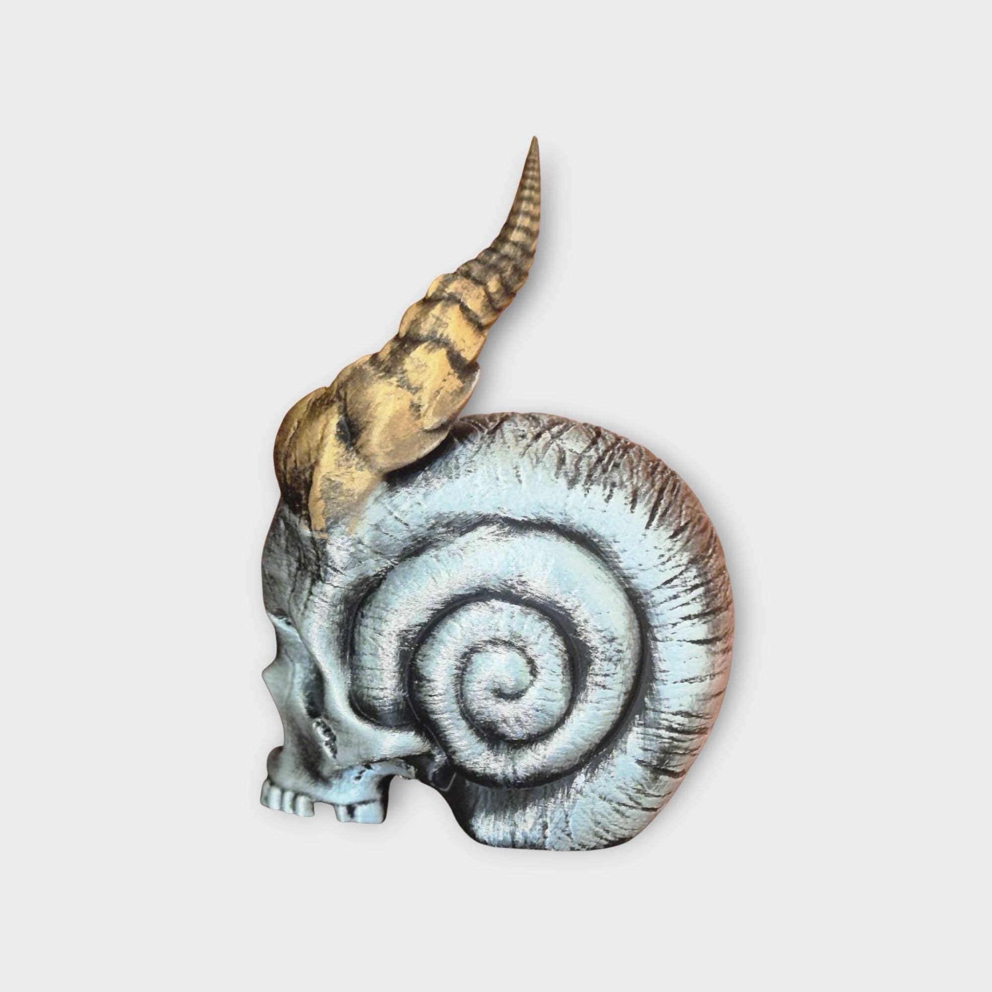 Gotisk vædderkranium med horn