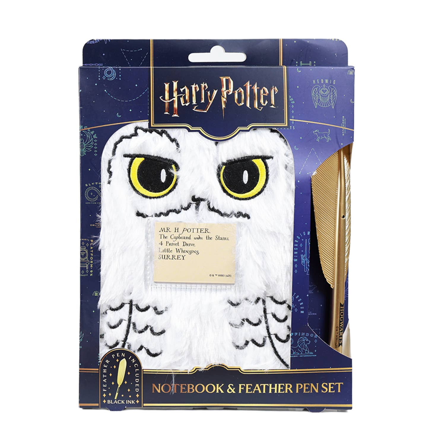 Harry Potter Hedwig Plys Notesbogsæt
