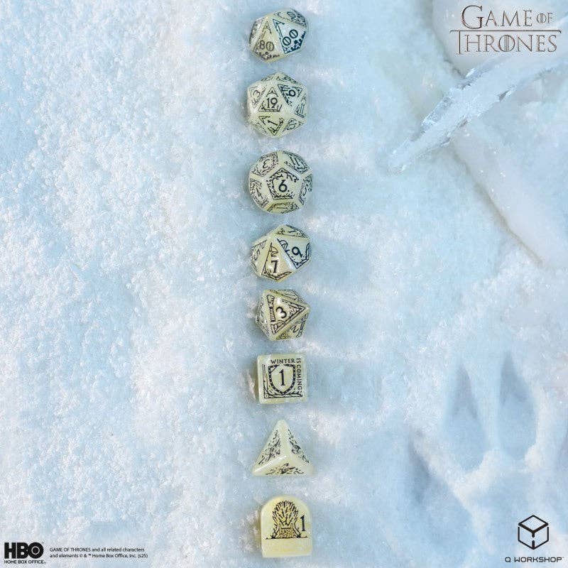 Game of Thrones Stark Terningsæt – House Stark | Q-Workshop