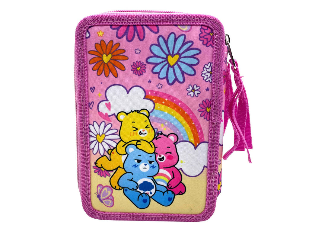 Care Bears penalhus i 3 etager med skolemateriale