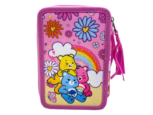 Care Bears penalhus i 3 etager med skolemateriale