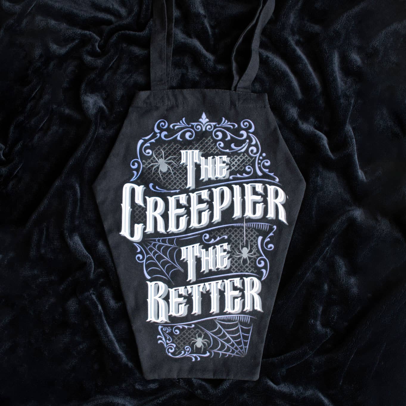 "The Creepier the Better" kisteformet mulepose
