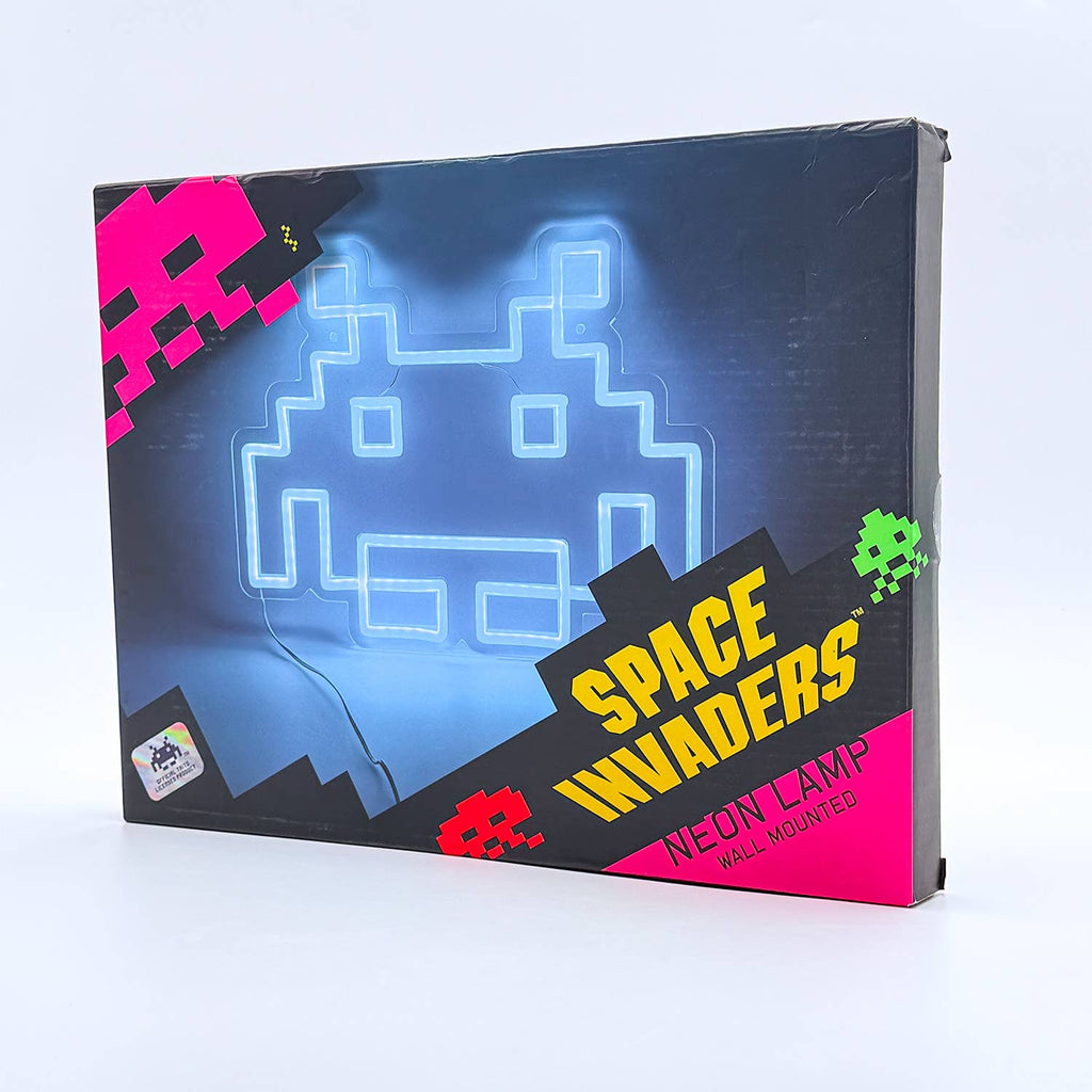 Space Invaders Neon Logo Væglampe