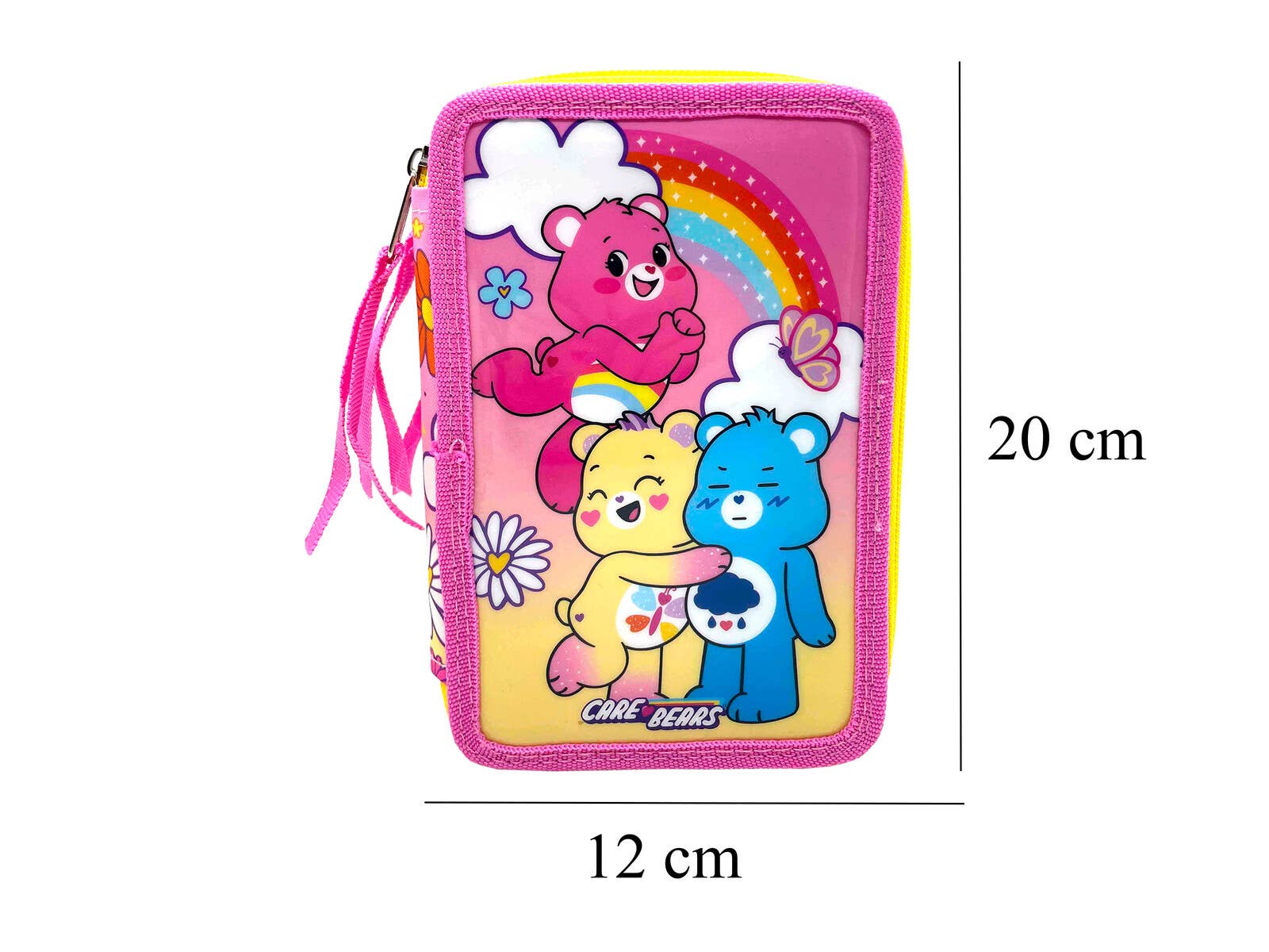 Care Bears penalhus i 3 etager med skolemateriale