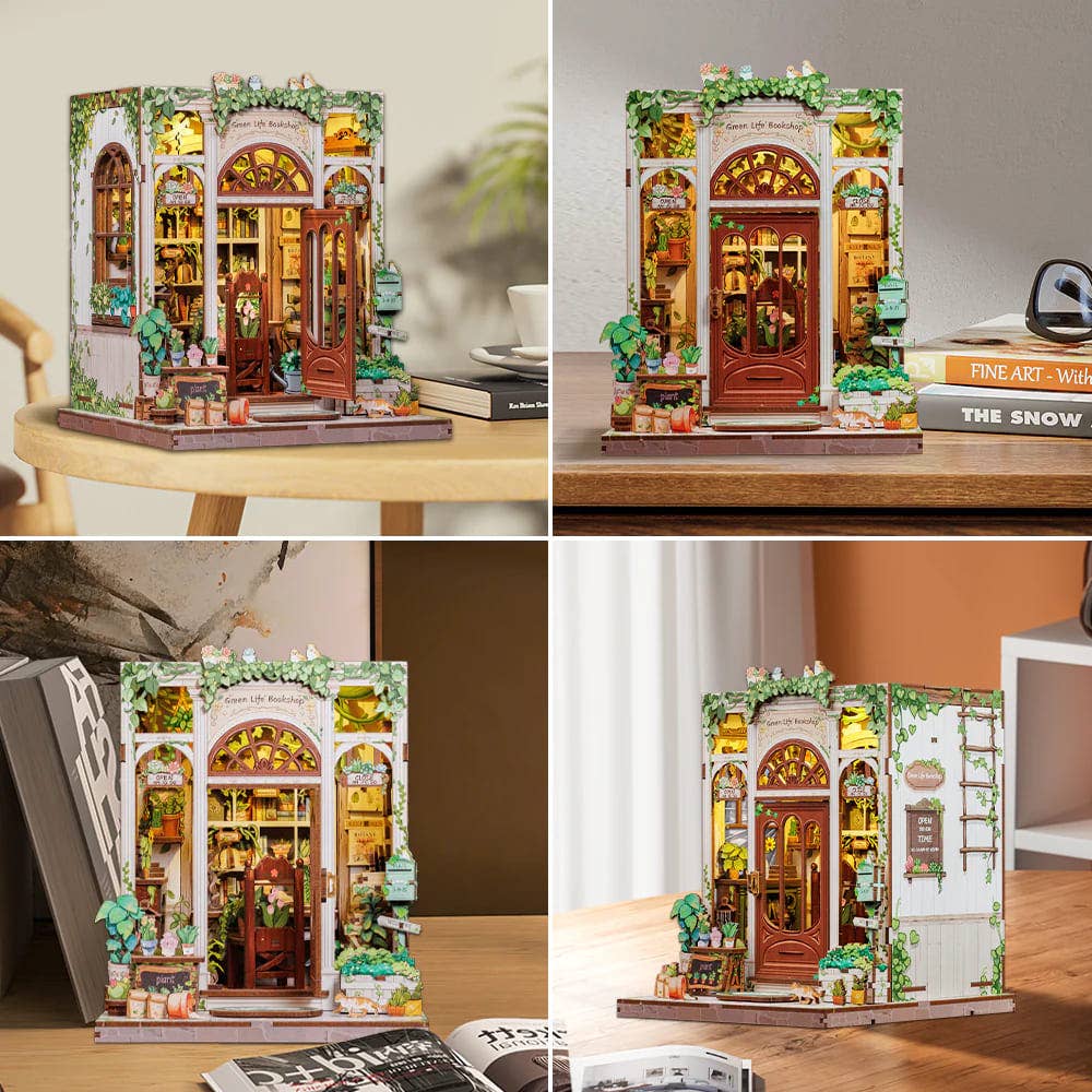 Green Life Bookshop - Book Nook CUTEBEE