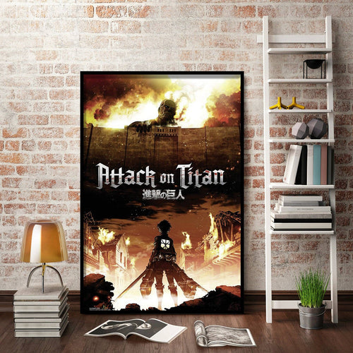 Attack on Titan plakat – manga & anime