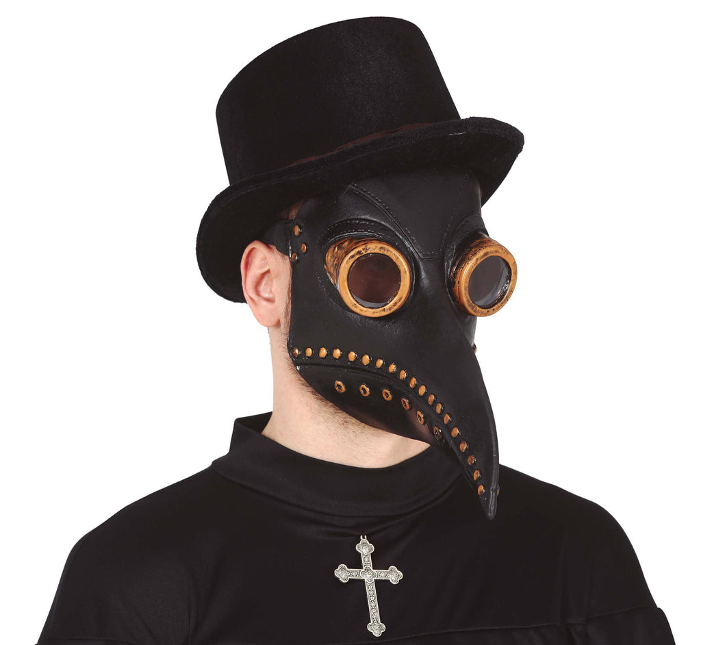 Pestemaske i latex – steampunk og cosplay