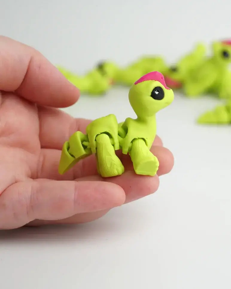 Leddelt Babydinosaur Figur – 3D-printet Fidget-legetøj