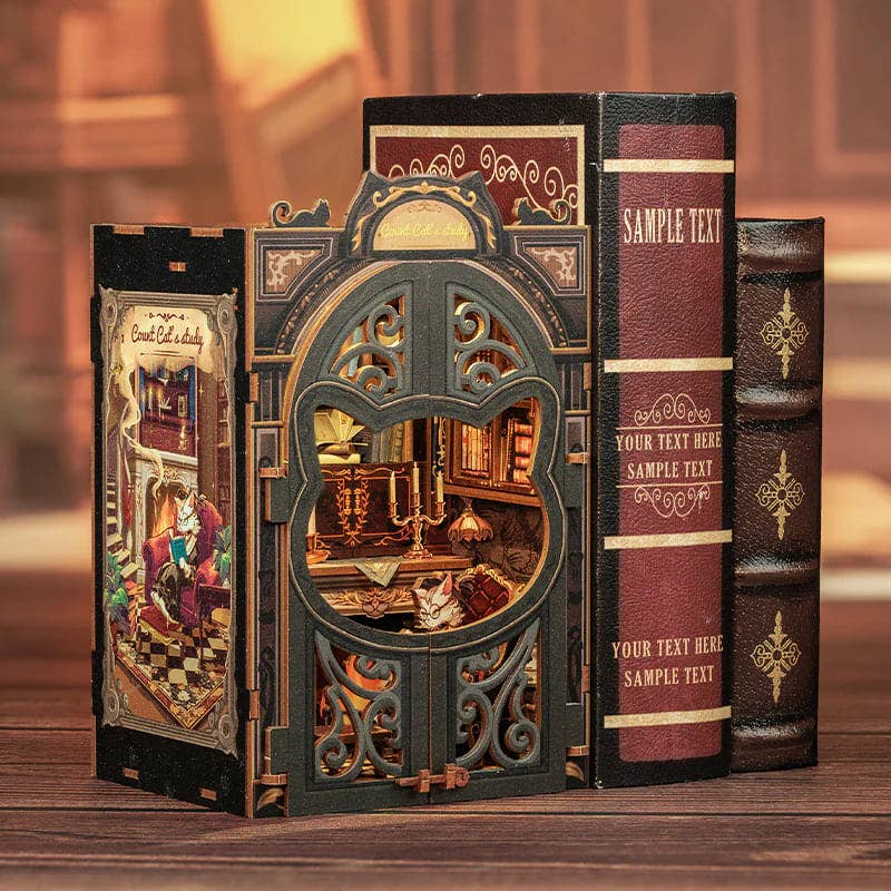 Tale of Cat's Study - Book Nook fra CUTEBEE