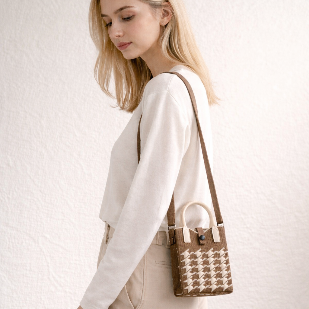 Pixie taske i brun – mobiltelefontaske